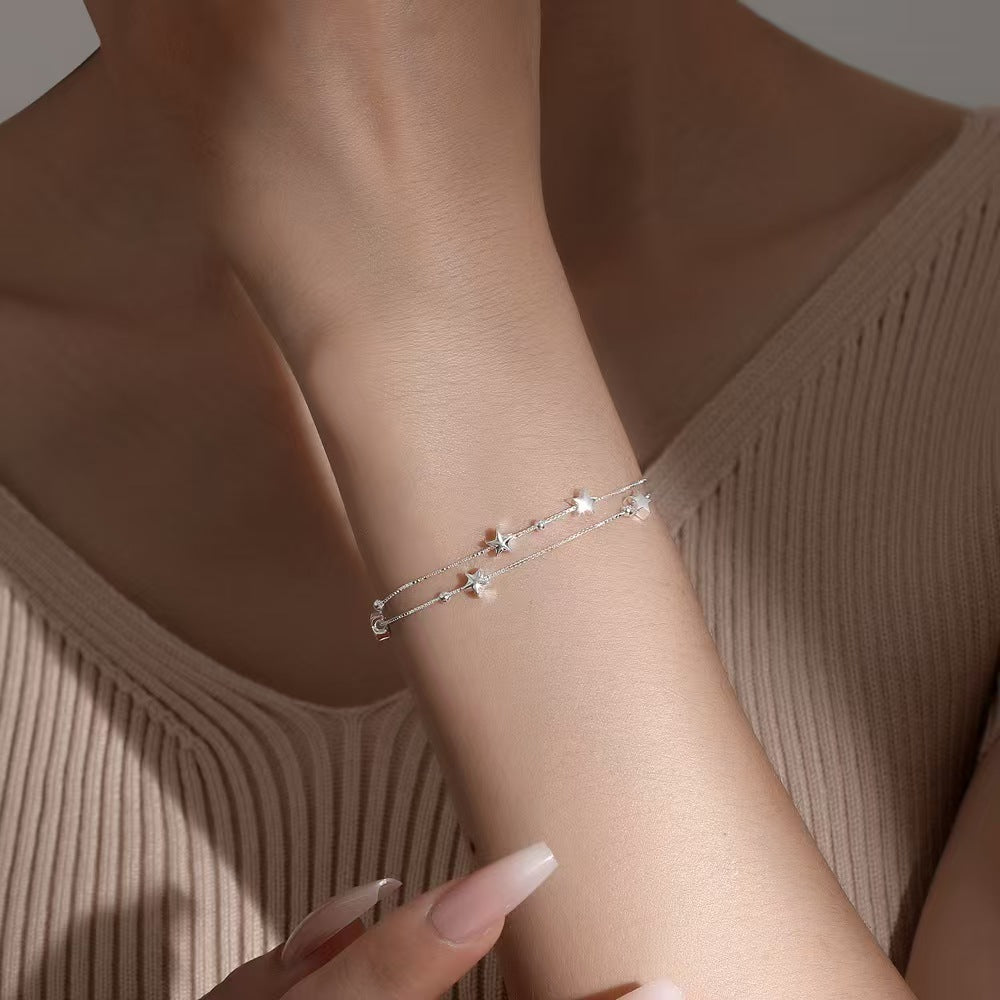 Star Bracelet Stacked