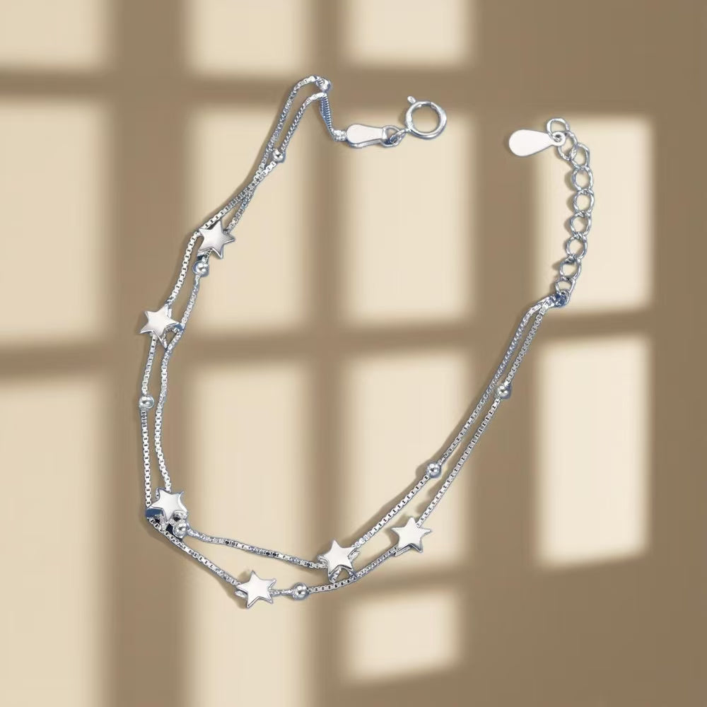 Star Bracelet Stacked