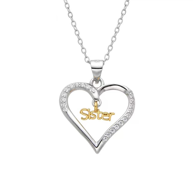 Heart Sister Necklace