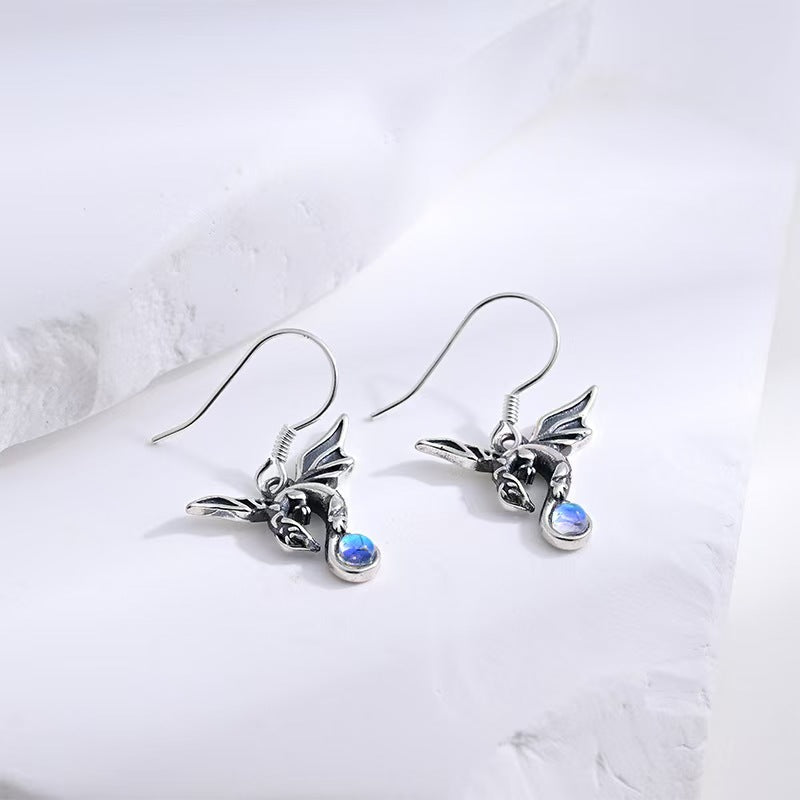 Antique Dragon Hook Earrings