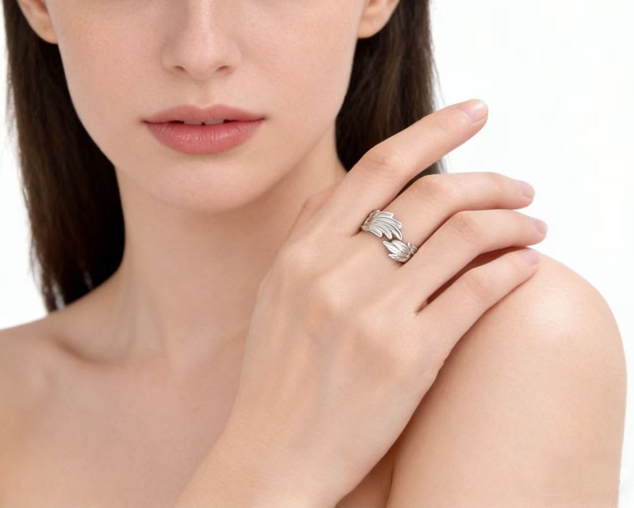 Angel Wings Open Ring