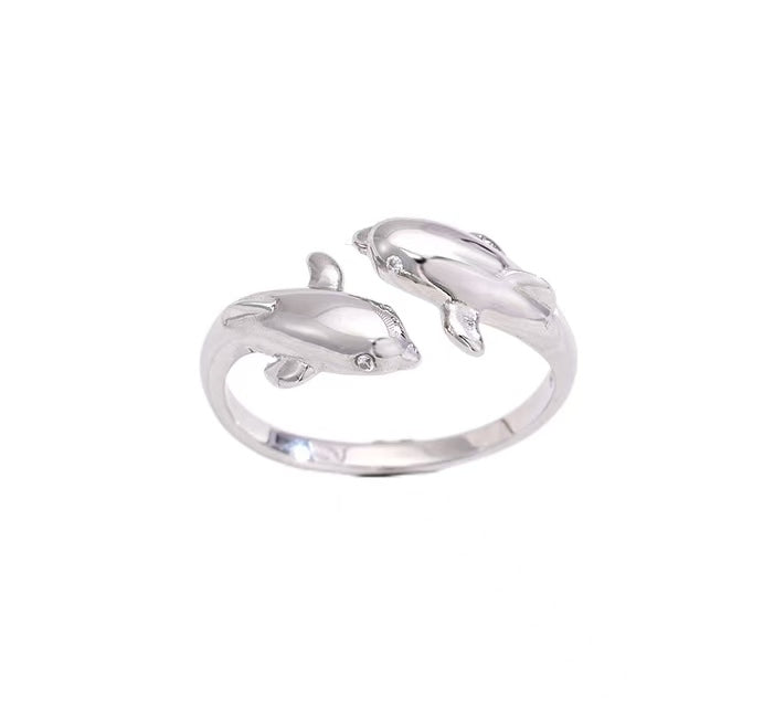 Dolphin Open Ring