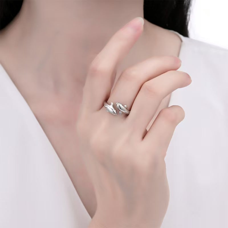 Dolphin Open Ring
