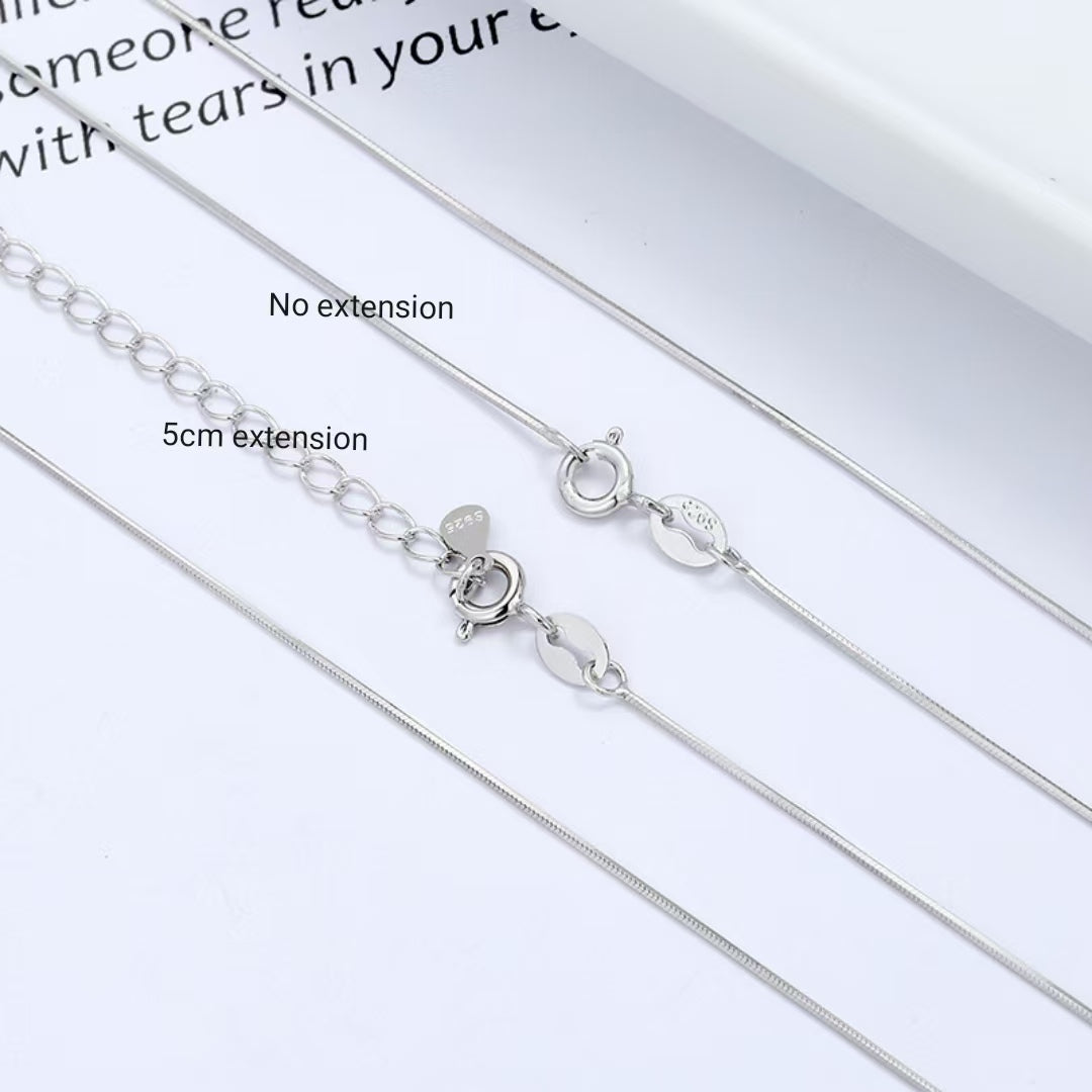 Octagon Snake Chain necklace