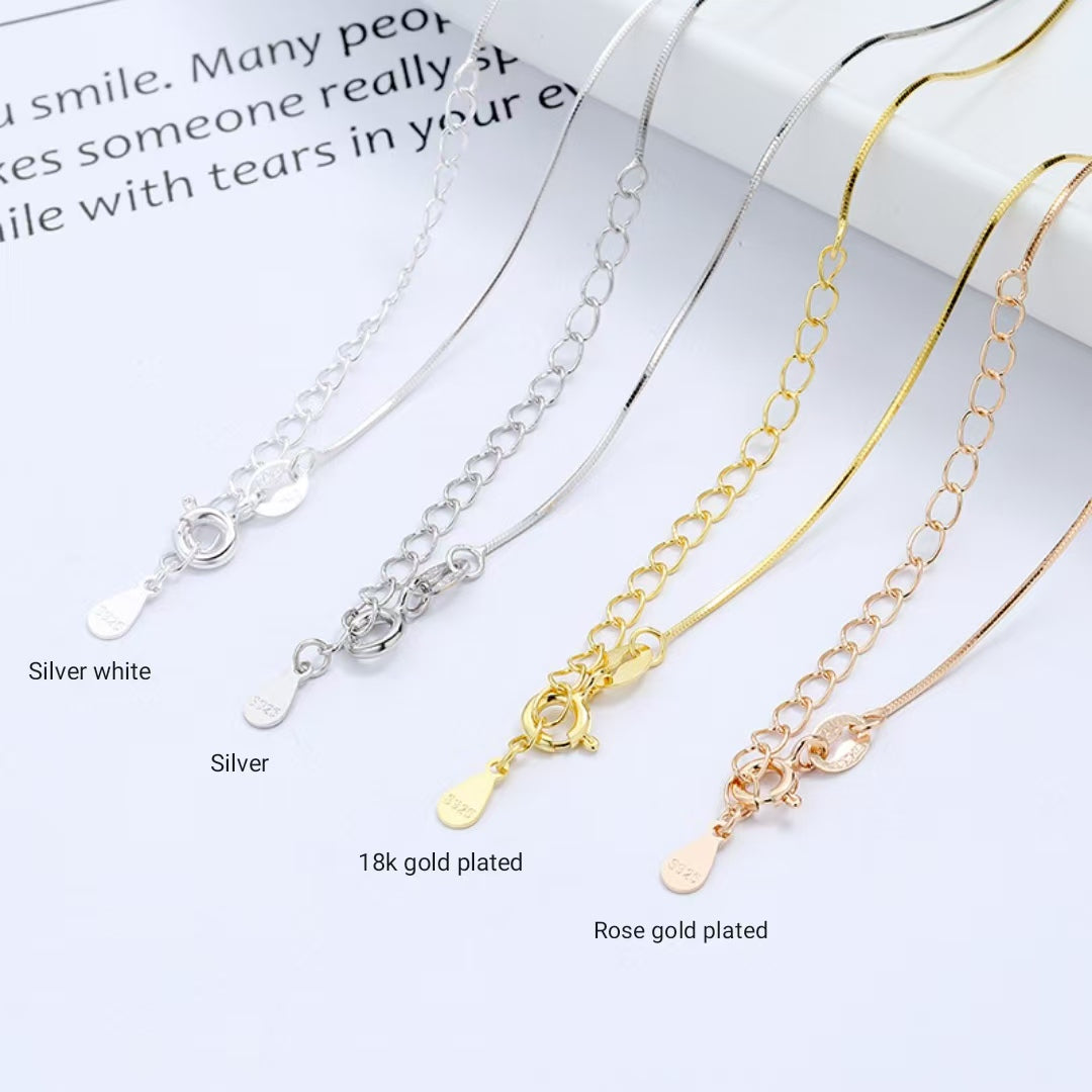 Octagon Snake Chain necklace