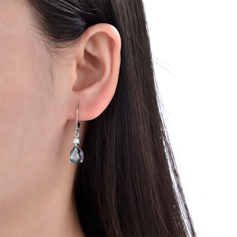 Holographic Teardrop Dangle Earrings