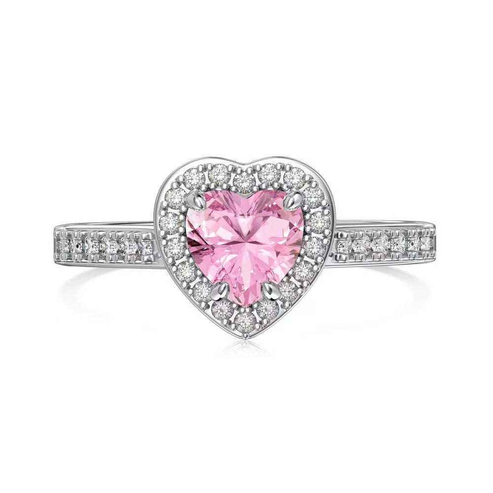 'My Heart' Ring Pink