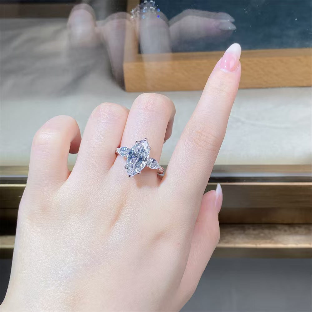 'Throne' Marquise Ring