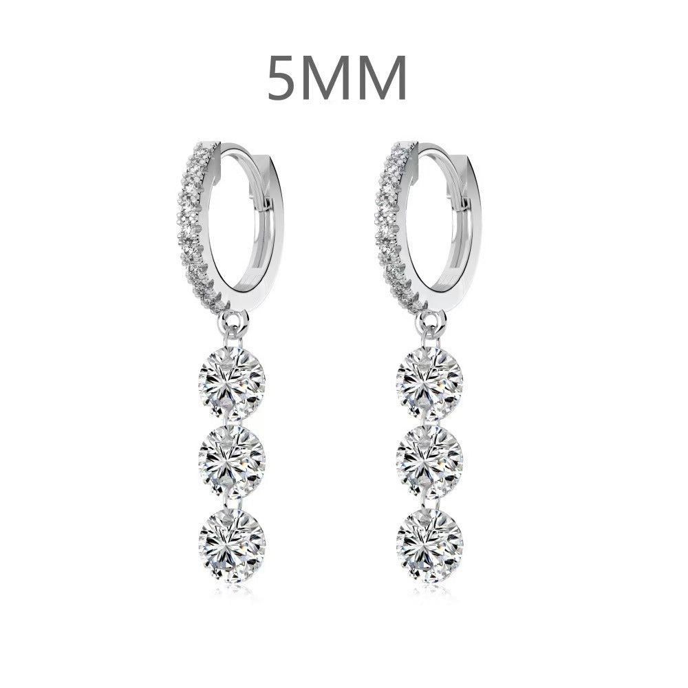 Cascading Huggie Earrings