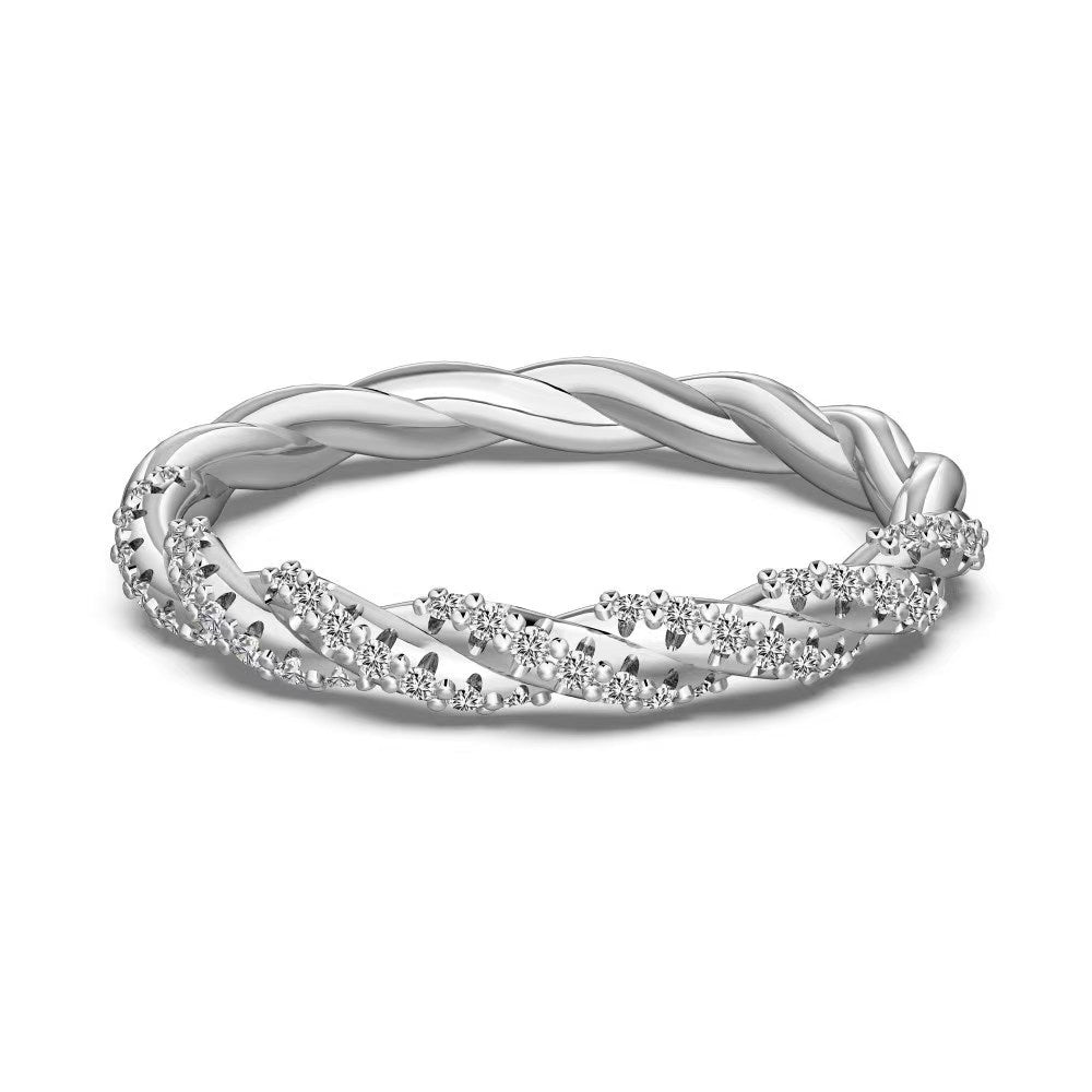 'Wisteria' Twist Ring Luxe