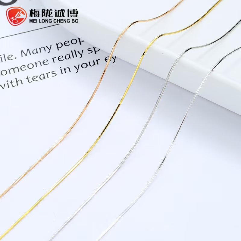 Octagon Snake Chain necklace