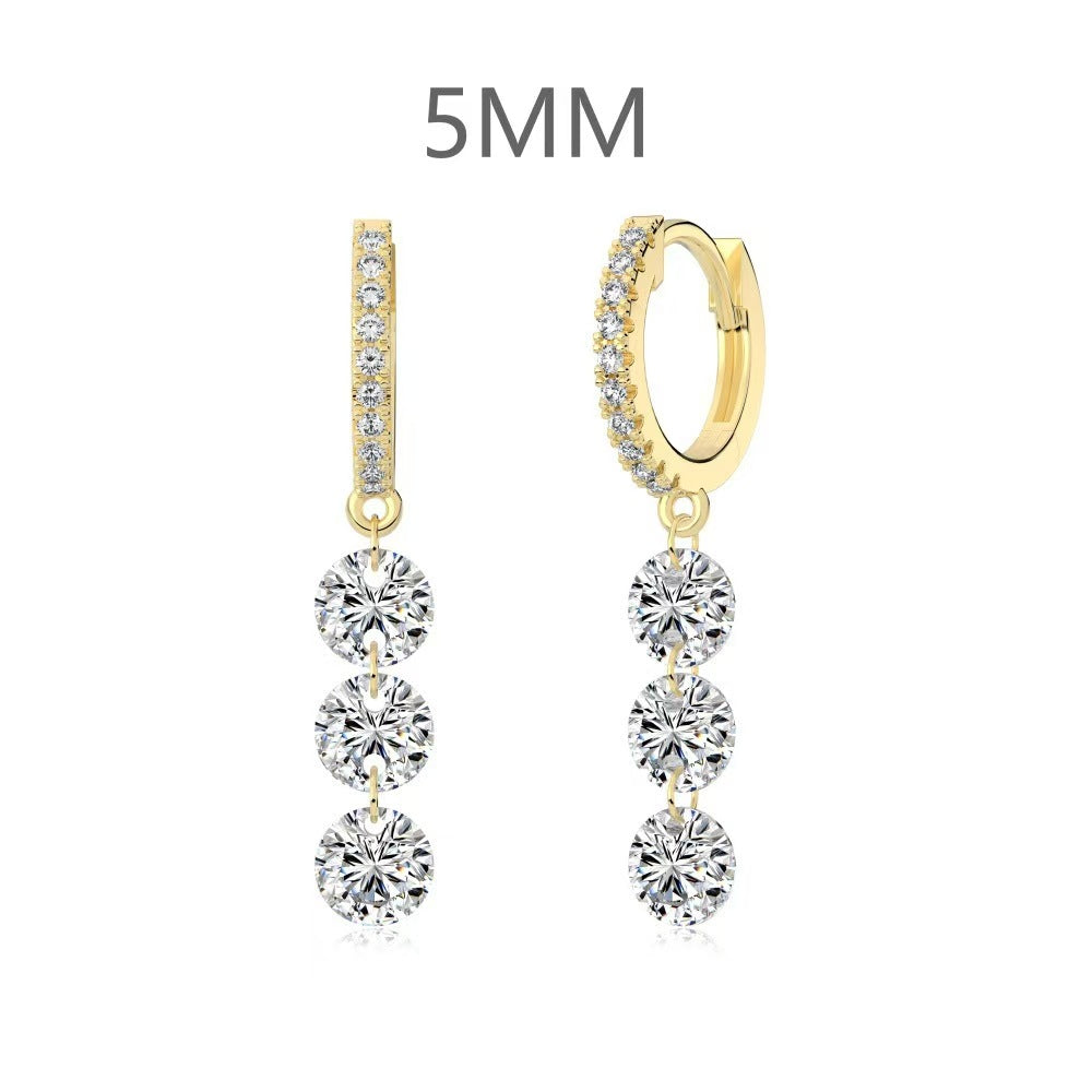 Cascading Huggie Earrings